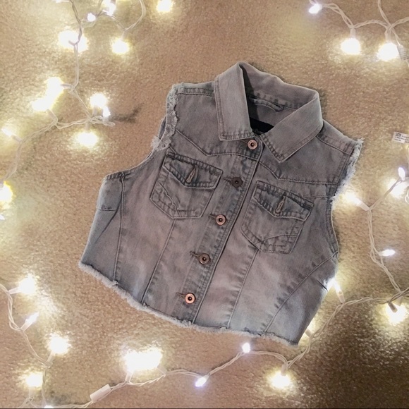 Boom Boom Jeans Jackets & Blazers - 💚 Cropped Light Blue Denim/Jean Vest